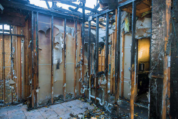 Professional Fire Damage Removal technician working in Glassboro, NJ